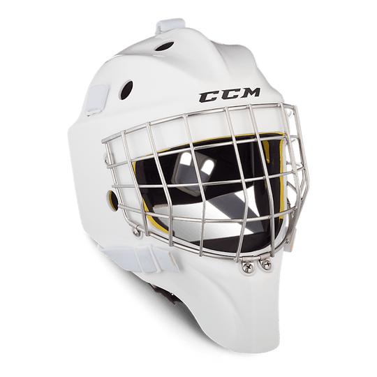 New Ccm Axis A1.5 Goalie Mask Jr White