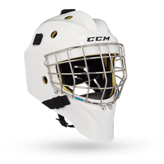 New Ccm Axis A1.5 Goalie Mask Senior White