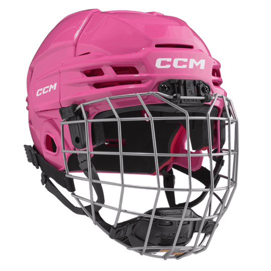 New Ccm Tacks 70 Combo Ice Hockey Helmet Pink Yth