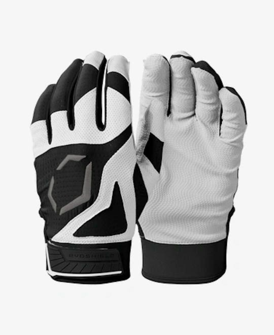 New Evoshield Srz1 Adult Batting Gloves Black Sm