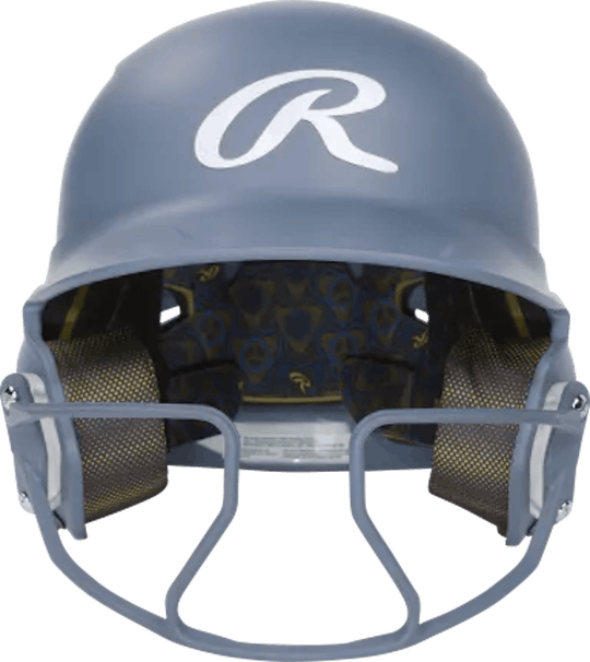 New Rawlings Mach Hi-viz Batting Helmet Sr Carolina Blue