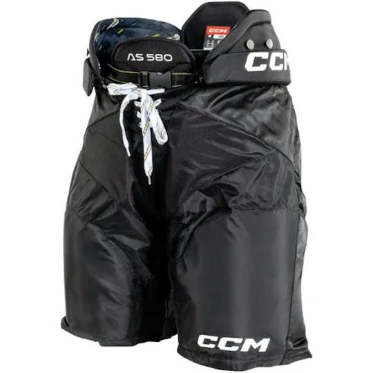 New Ccm Senior Tacks As 580 Hockey Pants Lg