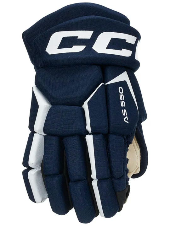 New Ccm Youth Tacks As550 Gloves Hockey Gloves 8"