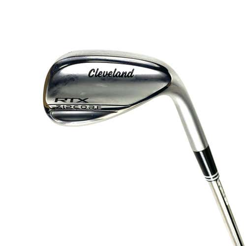 Used Cleveland Rtx Zipcore Men's Right 52 Degree Wedge Stiff Flex Steel Shaft