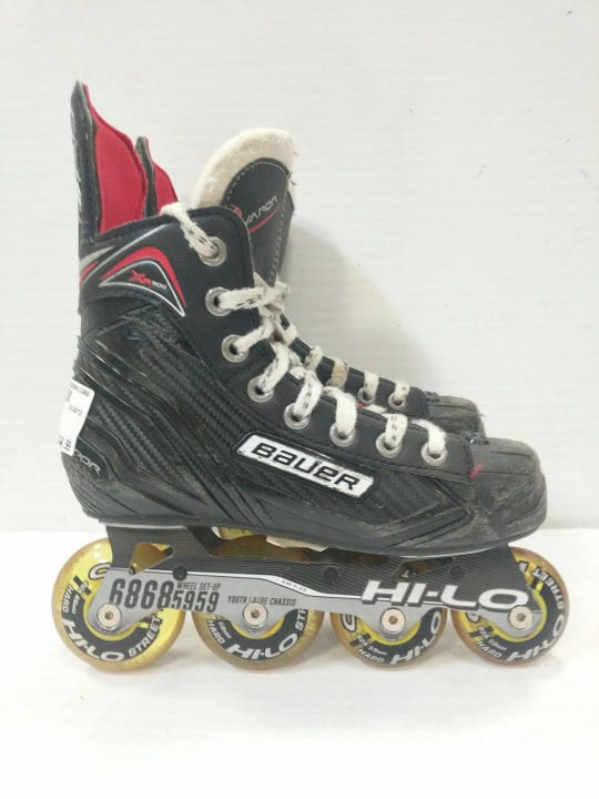 Used Bauer Junior 02 Roller Hockey Skates