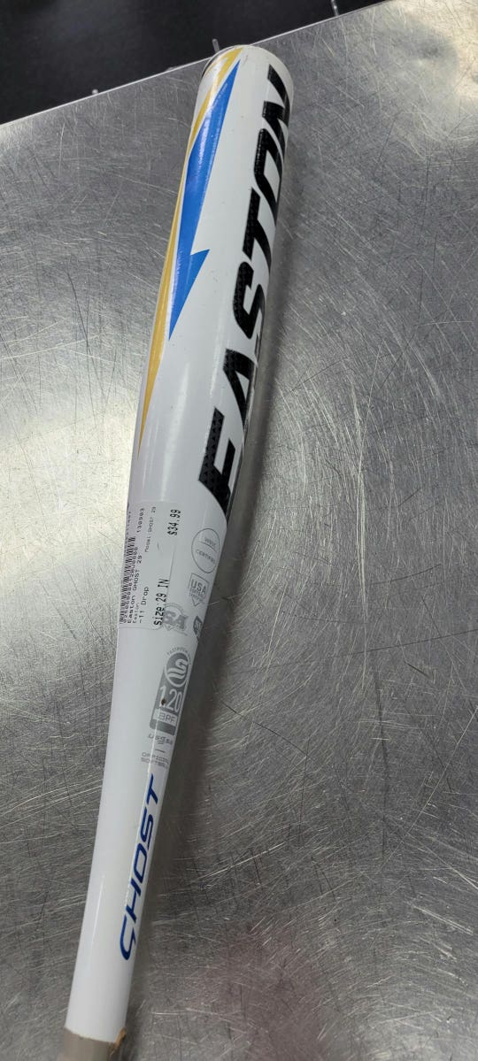 Used Easton Ghost 29 29" -11 Drop Fastpitch Bats