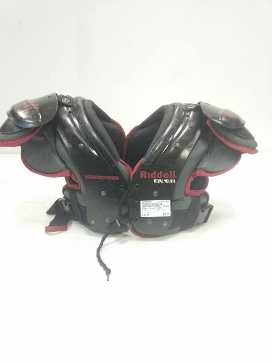 Used Riddell Rival Youth Lg Football Shoulder Pads