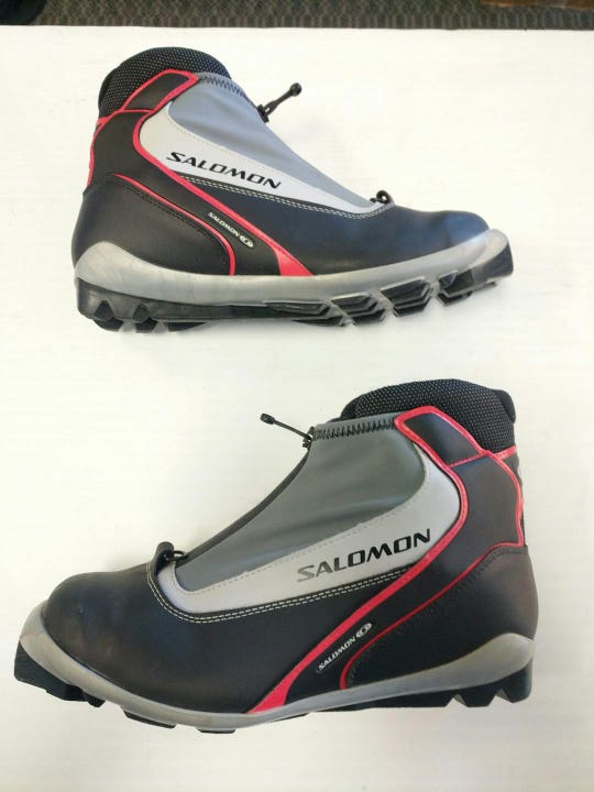 Used Salomon M 09.5 W 09.5-10 Men's Cross Country Ski Boots