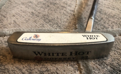 Odyssey White Hot #2 Putter, 35” Right Hand Original Grip and Steel Shaft