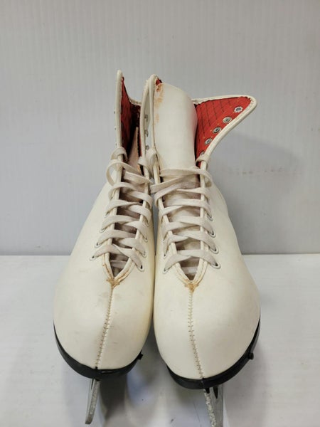 Used White Figure Skates Senior 7 Women's Figure Skates