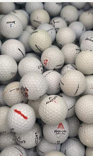 60 Golf Balls AAA Titleist Callaway Bridgestone TaylorMade Srixon PREMIUM MIX