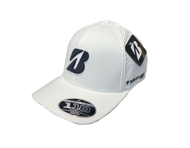 NEW 2024 Bridgestone Golf Tour Laser White Adjustable Golf Hat/Cap