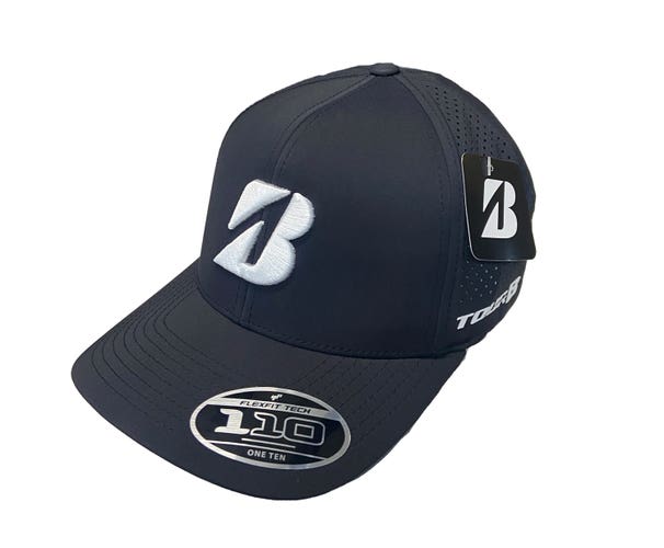 NEW 2024 Bridgestone Golf Tour Laser Black Adjustable Golf Hat/Cap