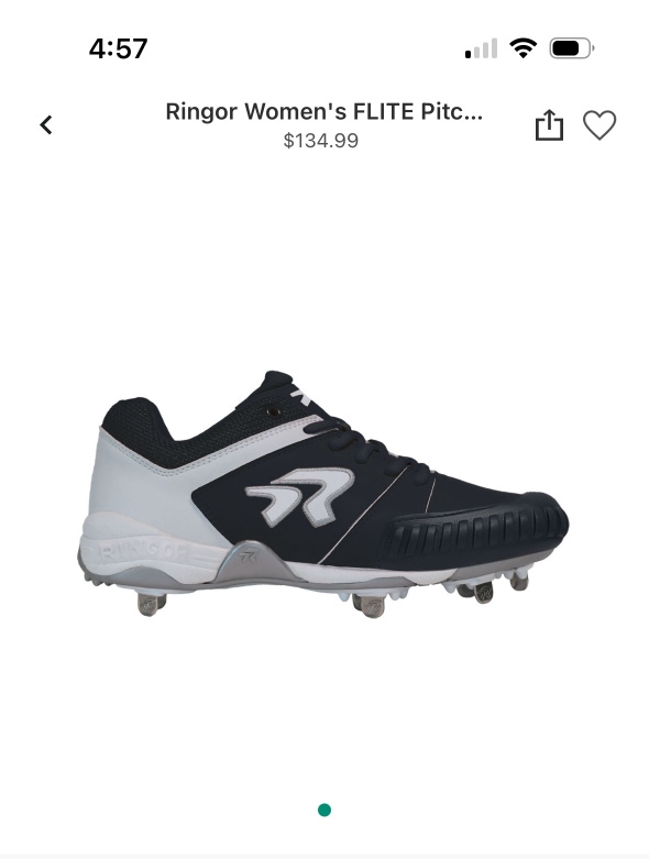 Ringor pitching cleats barely worn