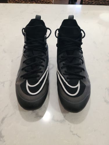 Nike Huarache Black Adult Used Men's Molded Cleats Nike Mid Top