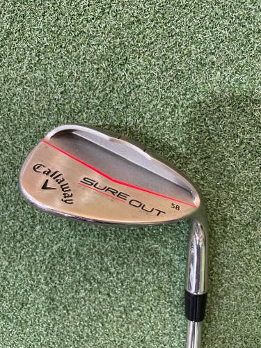 Used Men's Callaway Sure Out Right Handed Wedge 58 Degree