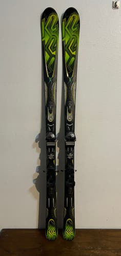 K2 AMP Charger 174 cm. Rocker All Mountain Skis with Marker Demo Bindings TUNED!