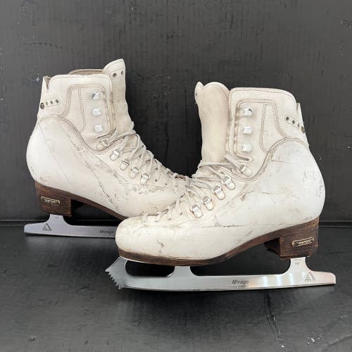 Risport Figure Skates with Mirage Blades 10" (Size 265) Made in Italy