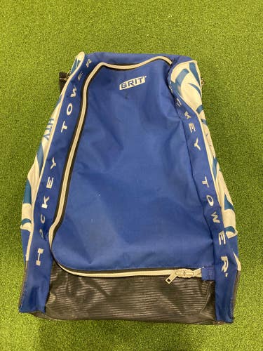 Used Blue GRIT Wheeled Hockey Bag