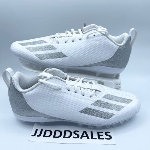 Adidas Adizero Spark Pearlized Pack Football Cleats White GY4521 Men’s Sz 9.5   New