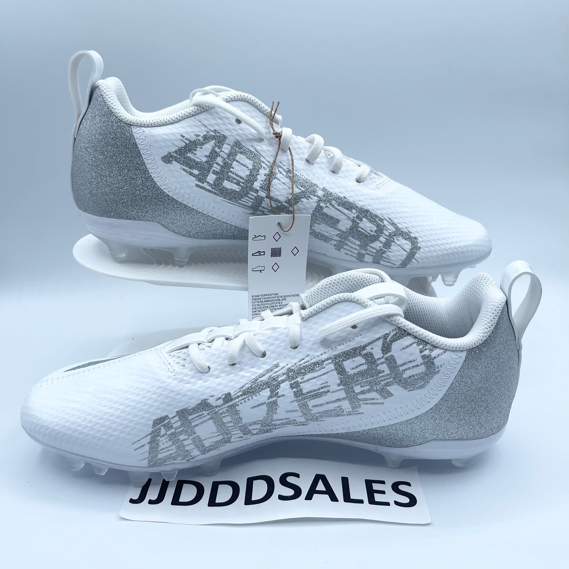 Adidas Adizero Spark Pearlized Pack Football Cleats White 