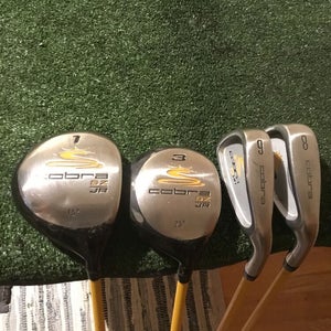 Cobra Juniors SZ Driver 3 Wood & 6-8 Irons Set Soft Flex Graphite Shafts