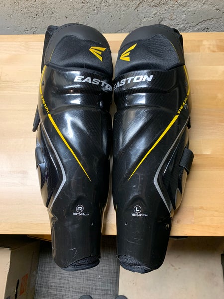 Senior Lightly Used Easton Stealth RS 16" Shin Pads