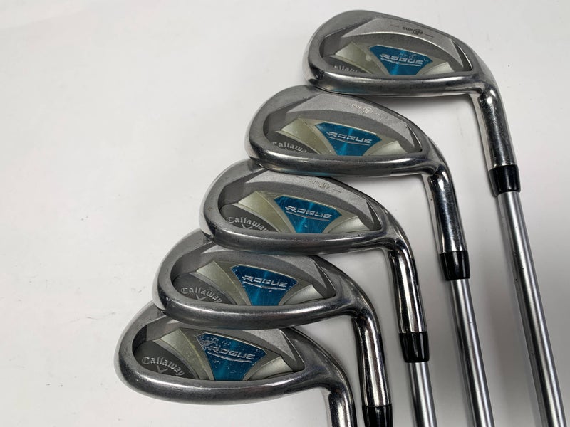 Callaway Rogue Iron Set 8-PW+AW+SW Aldila Quaranta 40g Ladies Graphite Womens RH