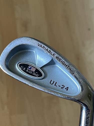 U.S. Kids Golf 7 Iron  UL-24 Kid Power 39-27 Graphite Shaft Right Handed