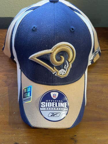 Officially Licensed Reebok NFL St. Louis Rams Hat Unisex Adjustable