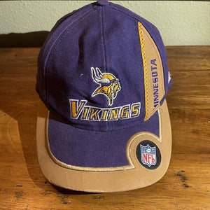 Vintage Minnesota Vikings Adjustable Hat Puma NFL Football Pro Line Strapback