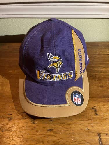 Vintage Minnesota Vikings Adjustable Hat Puma NFL Football Pro Line Strapback