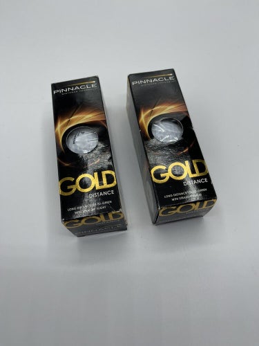 Pinnacle Gold Distance golf balls two boxes (6 total)