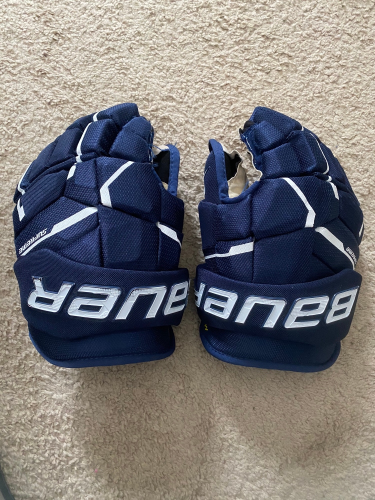 Bauer supreme M5 pro gloves size 12