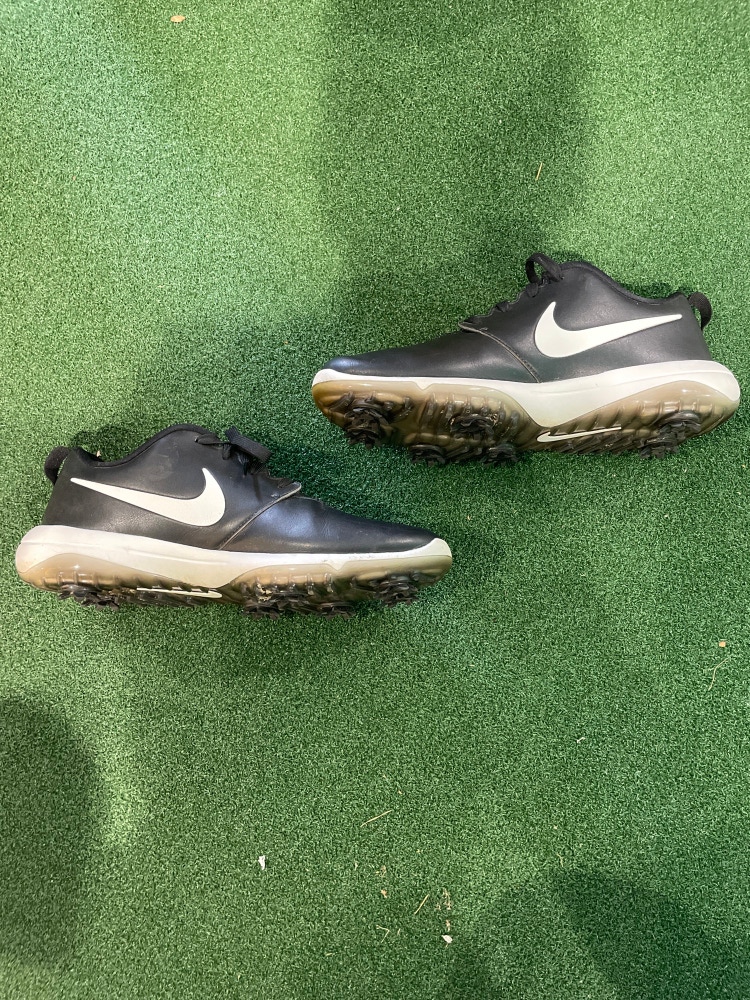 Black Used Men's Size 9.0 Nike Roshe g Tour Golf Shoes