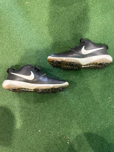 Black Used Men's Size 9.0 Nike Roshe g Tour Golf Shoes