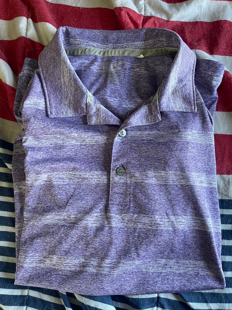 Purple Used Men's Puma Shirt