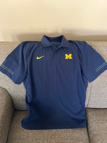 Michigan Team Issued Nike Polo