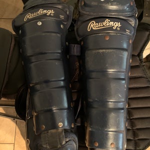 Used Rawlings 76DC Catchers Leg Guards