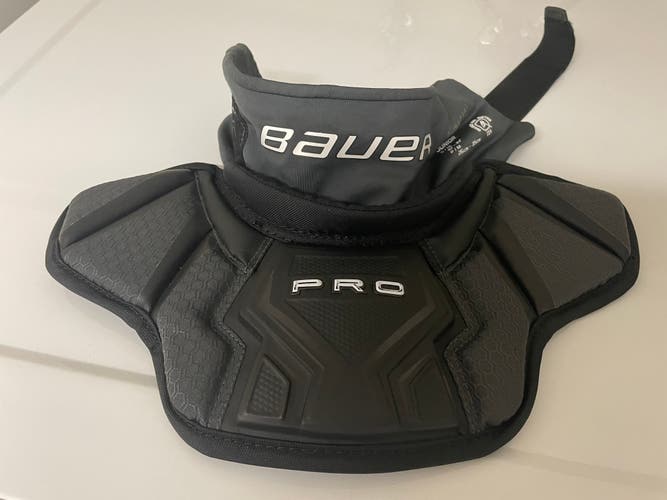 Used Bauer Pro Junior Jr. Goalie Neck Protector Guard