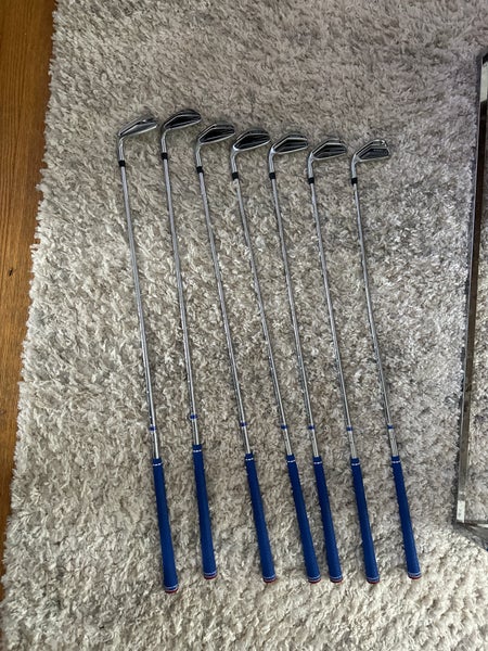 Used Left Hand Regular Flex King F7 One Length Iron Set