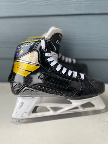 Used Bauer Regular Width 6.5 Supreme 3S Hockey Goalie Skates