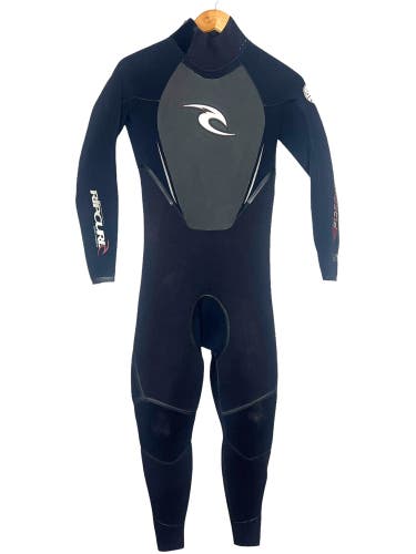 Rip Curl Mens Full Wetsuit Size Small Core 4/3 Sealed