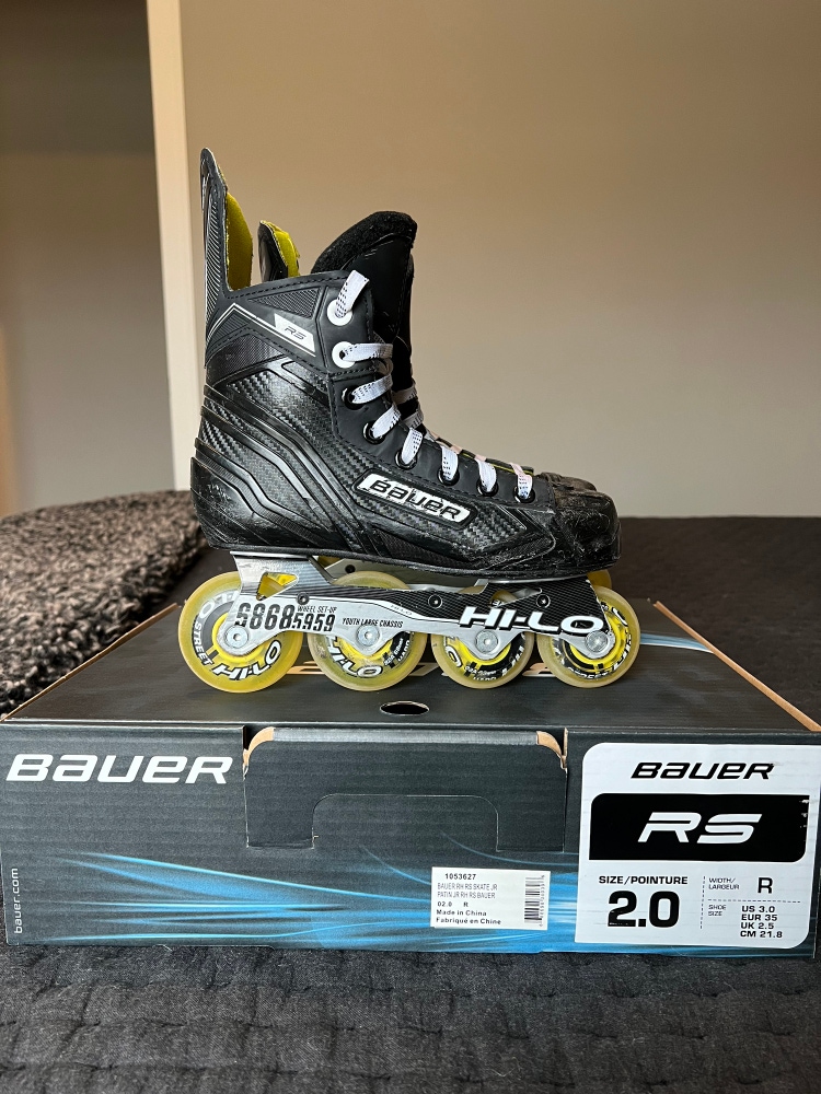 Bauer RS Size 2 Inline Skates