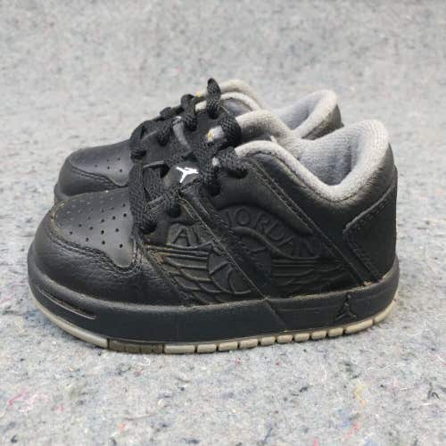 Nike Air Jordan Sky Baby Shoes Size 5.5C Triple Black Vintage 2007 Sneakers
