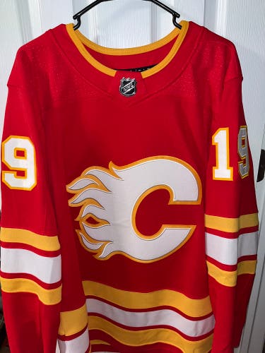 Calgary Flames Matthew Tkachuck Size 46 Adidas Jersey