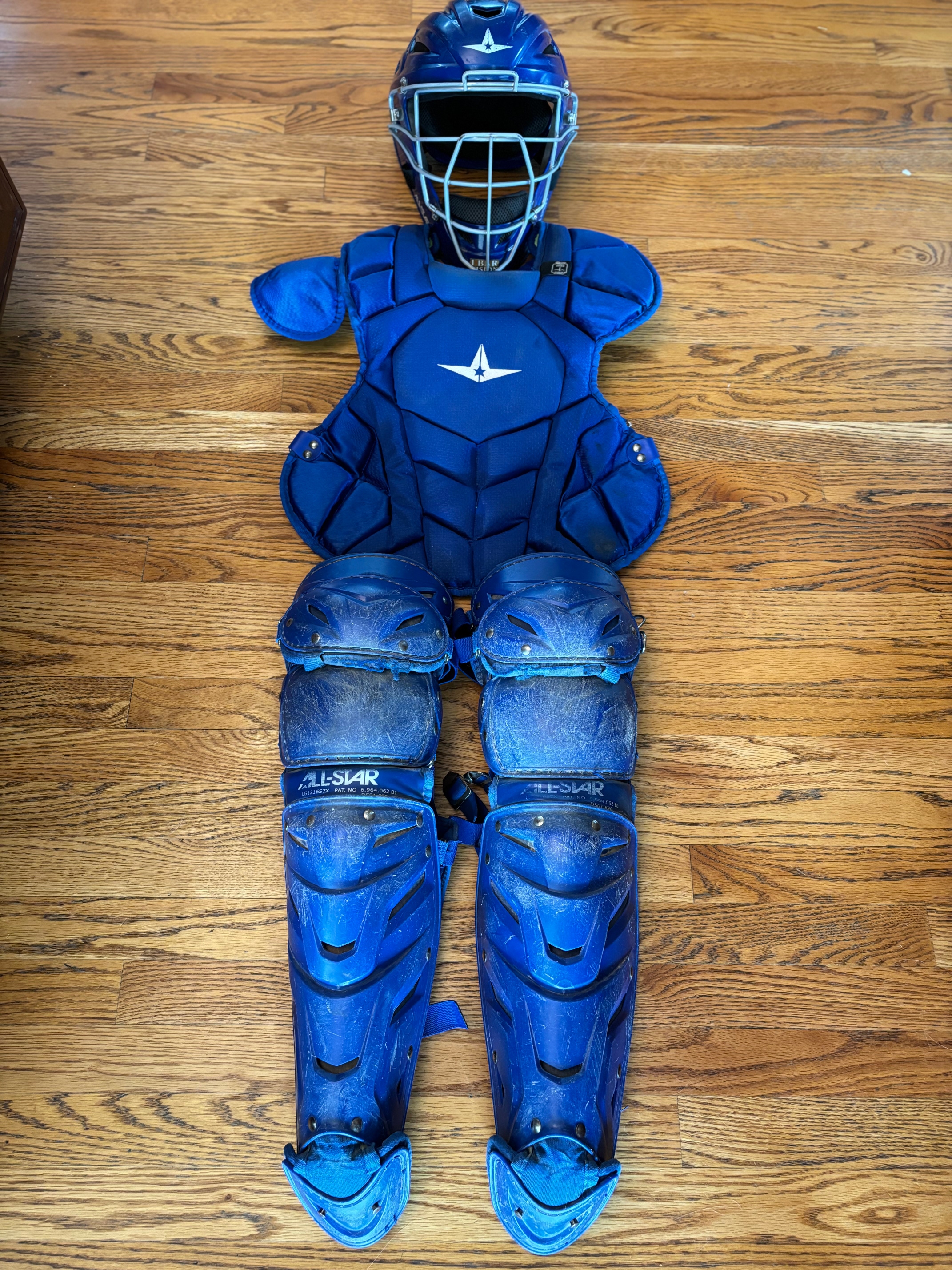 Used All Star System 7 Catcher's Set