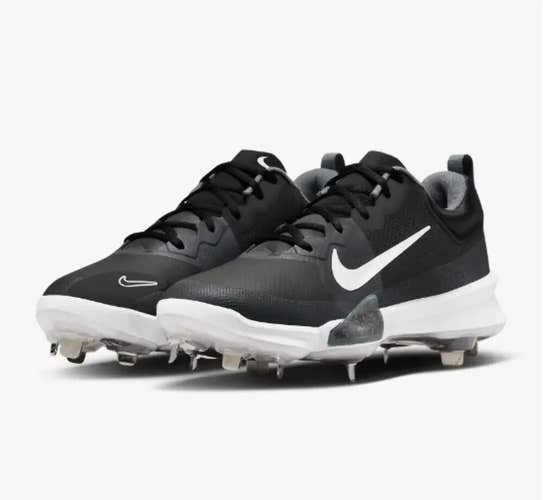 Nike Force Zoom TROUT 9 PRO Black Metal Baseball Cleats FB2907-001 9.0 Brand NEW HTF 9