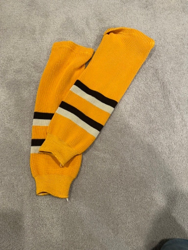 Boston Bruins Alternate Knit Hockey Socks