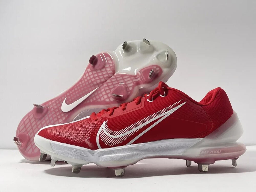 nike trout cleats red